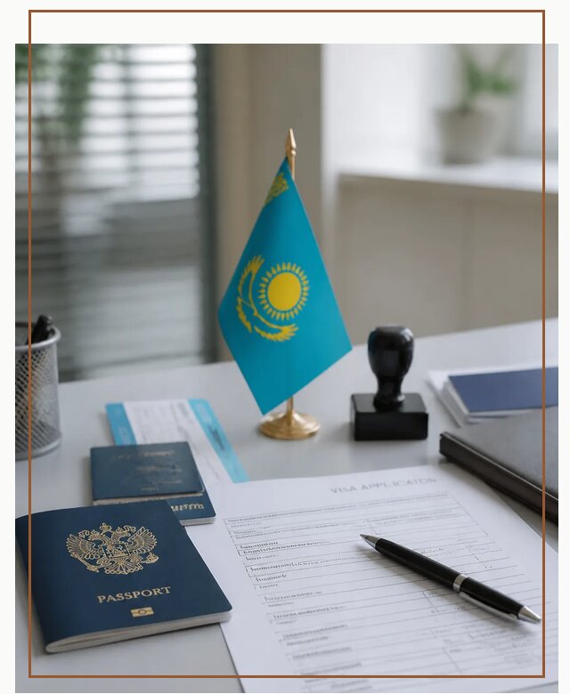 Оформление визы в Казахстан для поездки и работы в Киселёвске