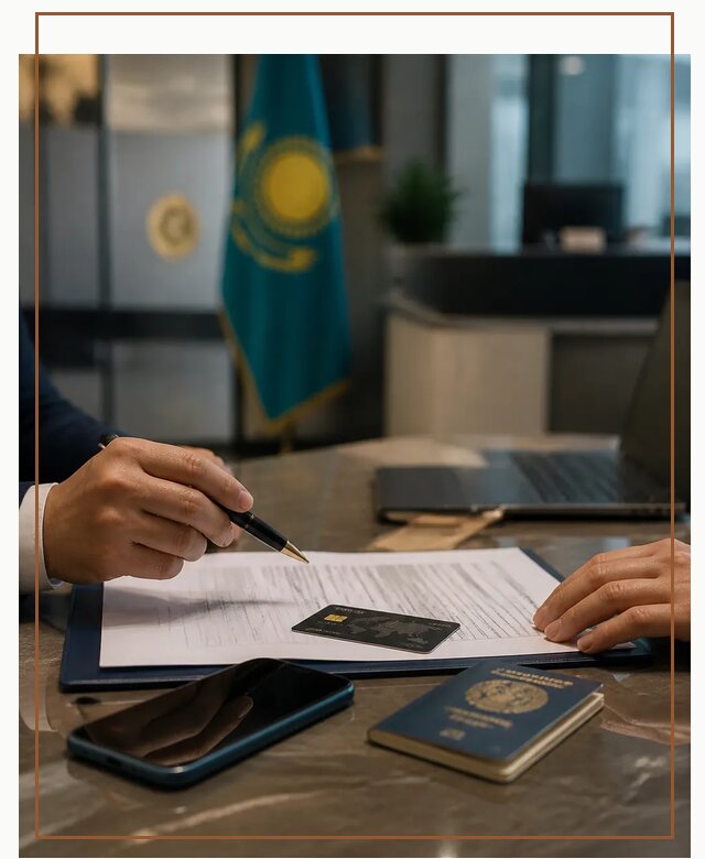 Открытие счета и банковской карты в Казахстане в Киселёвске